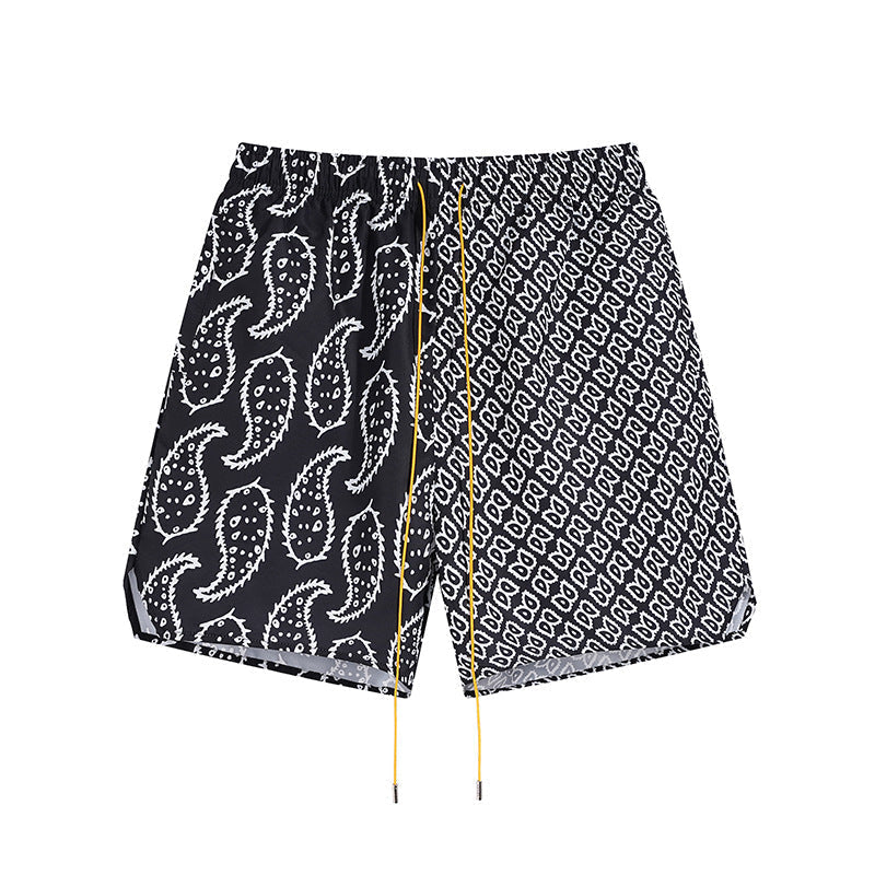 Rhude T-shirt Family Totem Casual Short Sleeve Shirt, Shorts